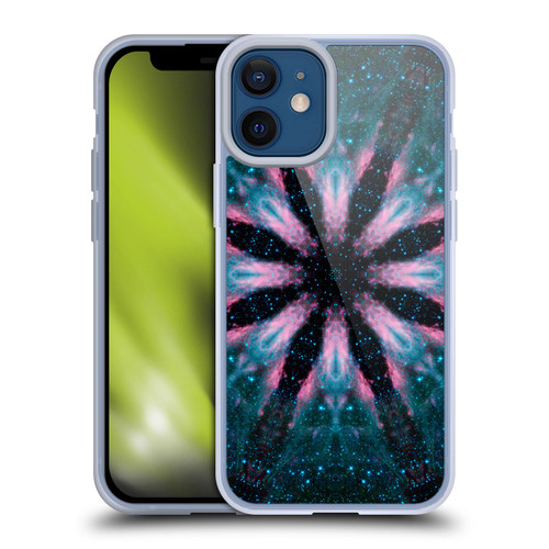 Aimee Stewart Mandala Floral Galaxy Soft Gel Case for Apple iPhone 12 Mini