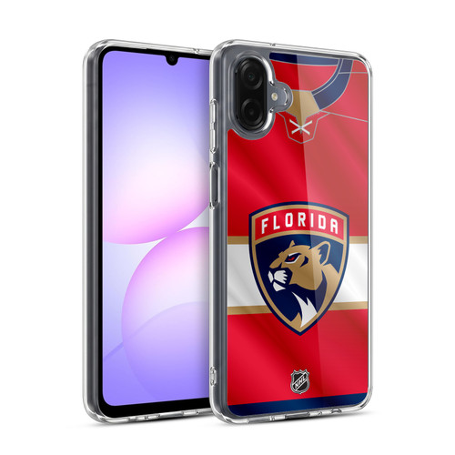 NHL Florida Panthers Jersey Soft Gel Case for Samsung Galaxy A07 4G