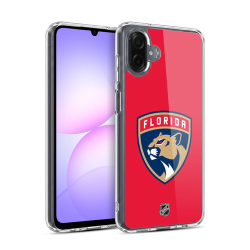 NHL Florida Panthers Plain Soft Gel Case for Samsung Galaxy A07 4G