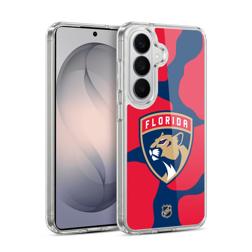 NHL Florida Panthers Cow Pattern Soft Gel Case for Samsung Galaxy S26 Plus