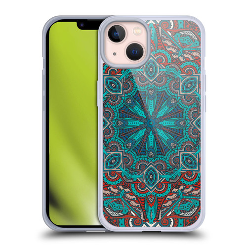 Aimee Stewart Mandala Moroccan Sea Soft Gel Case for Apple iPhone 13