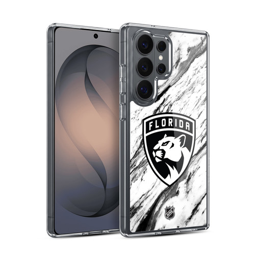 NHL Florida Panthers Marble Soft Gel Case for Samsung Galaxy S26 Ultra