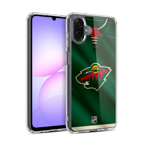 NHL Minnesota Wild Jersey Soft Gel Case for Samsung Galaxy A07 4G