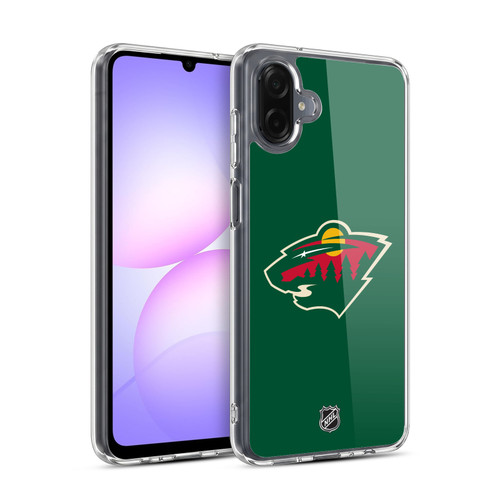 NHL Minnesota Wild Plain Soft Gel Case for Samsung Galaxy A07 4G
