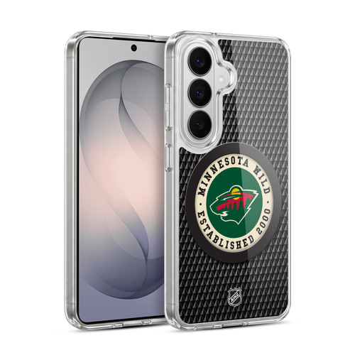 NHL Minnesota Wild Puck Texture Soft Gel Case for Samsung Galaxy S26