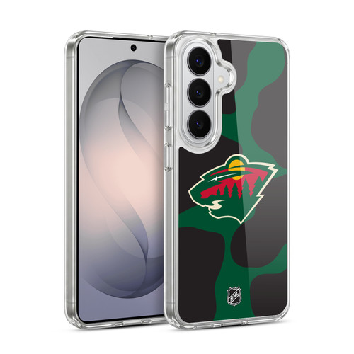 NHL Minnesota Wild Cow Pattern Soft Gel Case for Samsung Galaxy S26 Plus