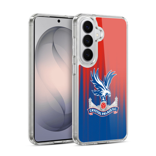 Crystal Palace FC Crest Halftone Soft Gel Case for Samsung Galaxy S26 Plus