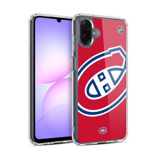NHL Montreal Canadiens Oversized Soft Gel Case for Samsung Galaxy A07 4G