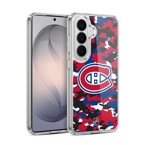 NHL Montreal Canadiens Camouflage Soft Gel Case for Samsung Galaxy S26