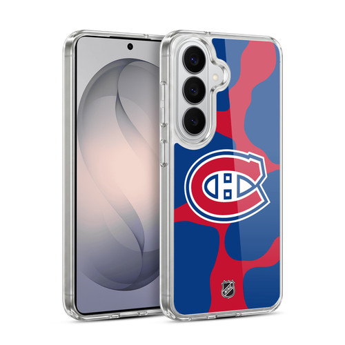 NHL Montreal Canadiens Cow Pattern Soft Gel Case for Samsung Galaxy S26