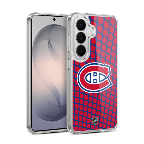 NHL Montreal Canadiens Net Pattern Soft Gel Case for Samsung Galaxy S26