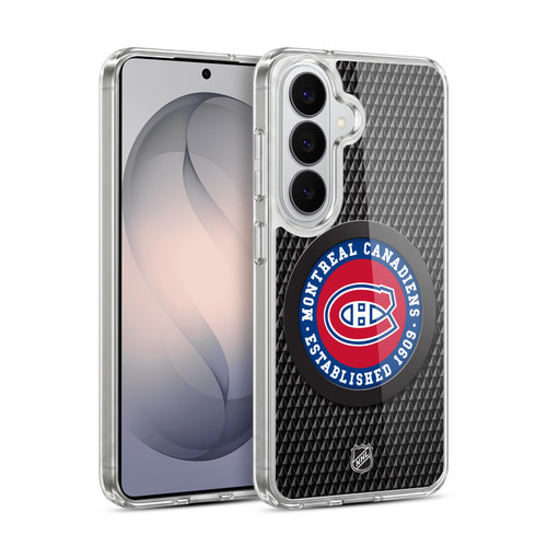 NHL Montreal Canadiens Puck Texture Soft Gel Case for Samsung Galaxy S26 Plus