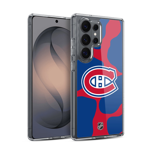 NHL Montreal Canadiens Cow Pattern Soft Gel Case for Samsung Galaxy S26 Ultra