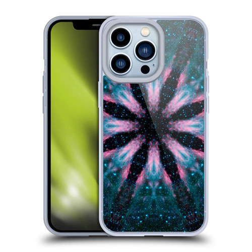 Aimee Stewart Mandala Floral Galaxy Soft Gel Case for Apple iPhone 13 Pro