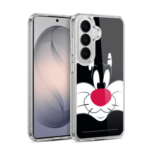 Looney Tunes Full Face Sylvester The Cat Soft Gel Case for Samsung Galaxy S26