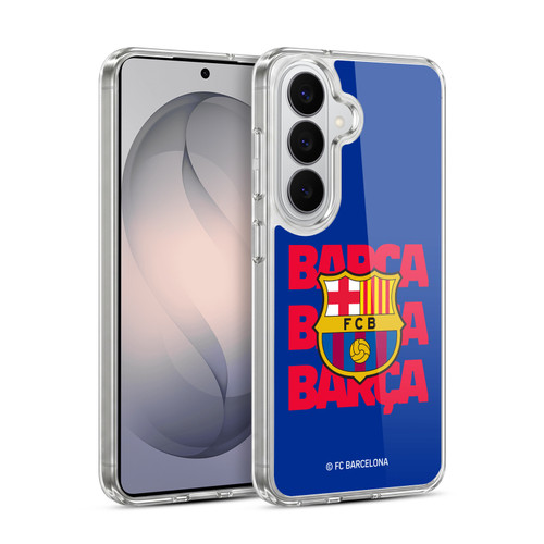 FC Barcelona Graphics Barca Crest Soft Gel Case for Samsung Galaxy S26 Plus