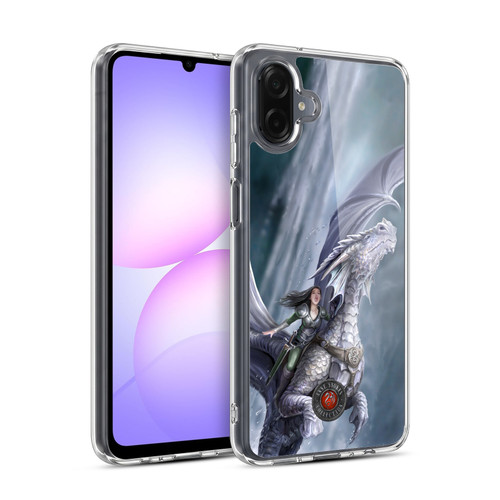 Anne Stokes Dragon Friendship Take To The Air Soft Gel Case for Samsung Galaxy A07 4G