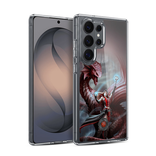 Anne Stokes Dragon Friendship Scarlet Mage Soft Gel Case for Samsung Galaxy S26 Ultra