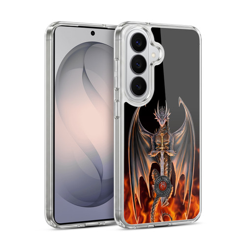 Anne Stokes Dragons 3 Warrior Soft Gel Case for Samsung Galaxy S26