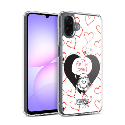 Peanuts Sealed With A Kiss Peppermint Patty In Love Soft Gel Case for Samsung Galaxy A07 4G