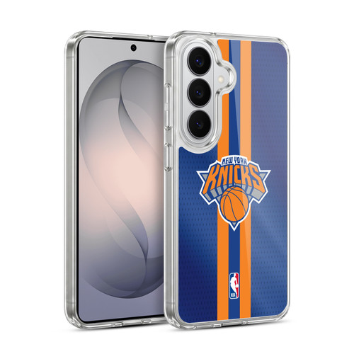 NBA New York Knicks Stripes Soft Gel Case for Samsung Galaxy S26