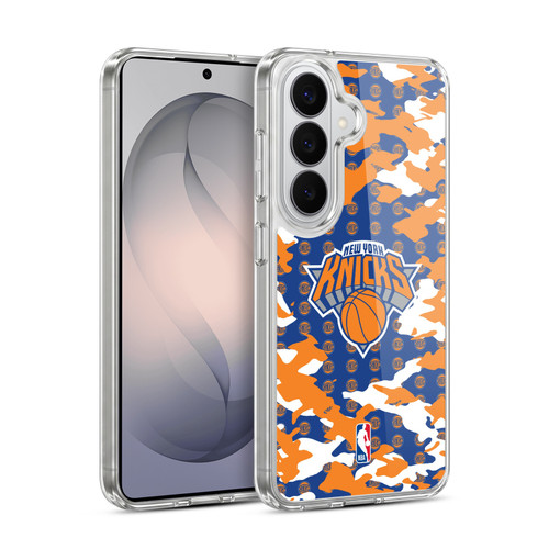 NBA New York Knicks Camouflage Soft Gel Case for Samsung Galaxy S26 Plus