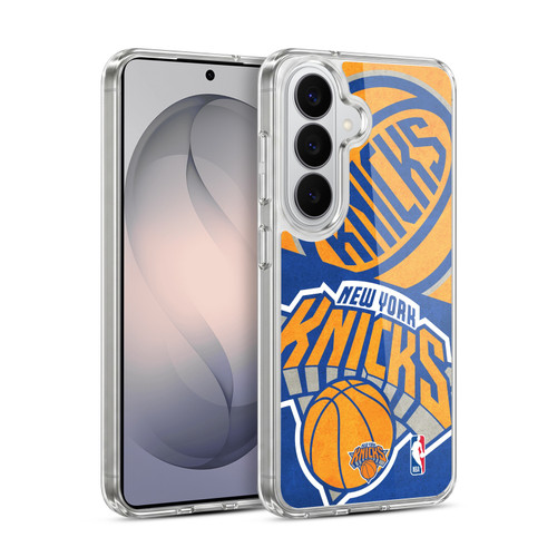 NBA New York Knicks Half Oversized Soft Gel Case for Samsung Galaxy S26 Plus