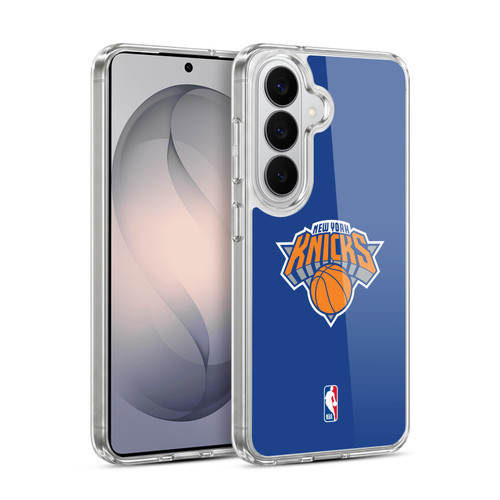 NBA New York Knicks Plain Soft Gel Case for Samsung Galaxy S26 Plus
