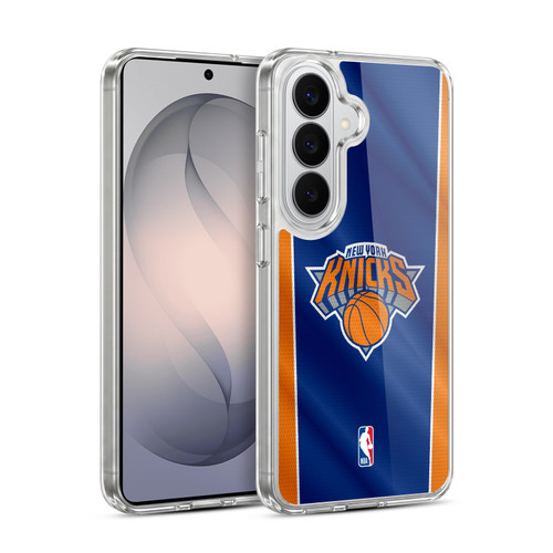NBA New York Knicks Vertical Banner Soft Gel Case for Samsung Galaxy S26 Plus