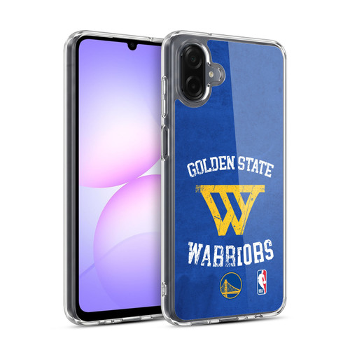NBA Golden State Warriors Distressed Soft Gel Case for Samsung Galaxy A07 4G