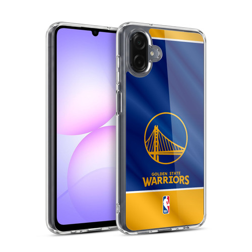 NBA Golden State Warriors Horizontal Banner Soft Gel Case for Samsung Galaxy A07 4G