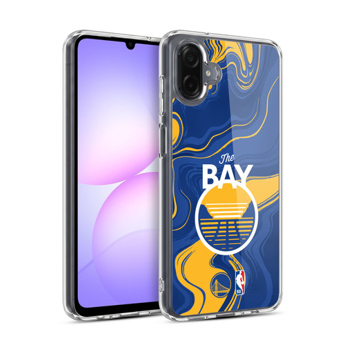 NBA Golden State Warriors Marble Agates Soft Gel Case for Samsung Galaxy A07 4G