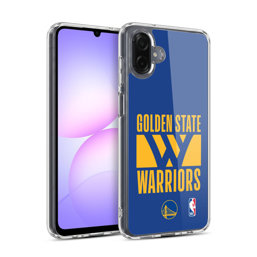 NBA Golden State Warriors Typography Soft Gel Case for Samsung Galaxy A07 4G