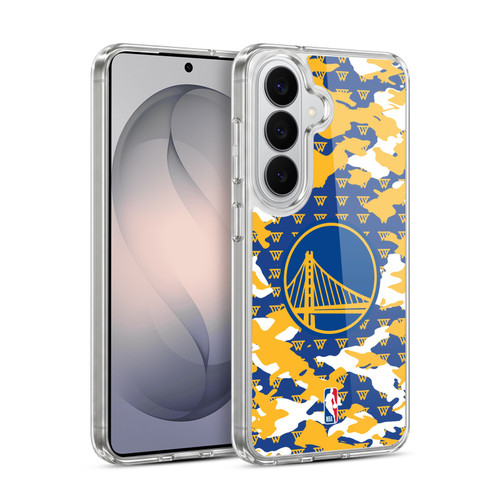 NBA Golden State Warriors Camouflage Soft Gel Case for Samsung Galaxy S26