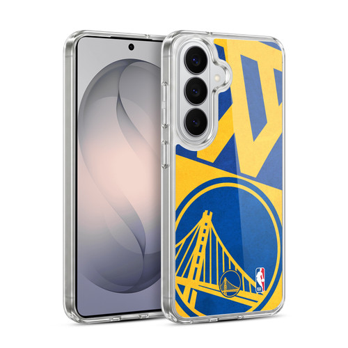 NBA Golden State Warriors Half Oversized Soft Gel Case for Samsung Galaxy S26
