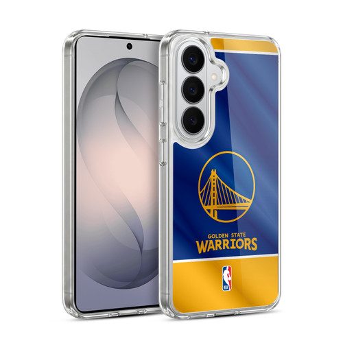 NBA Golden State Warriors Horizontal Banner Soft Gel Case for Samsung Galaxy S26