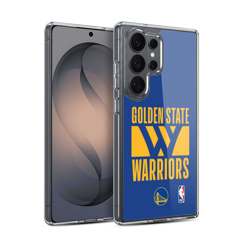 NBA Golden State Warriors Typography Soft Gel Case for Samsung Galaxy S26 Ultra