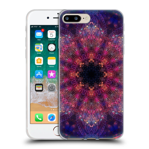 Aimee Stewart Mandala Doodle Flower Soft Gel Case for Apple iPhone 7 Plus / iPhone 8 Plus
