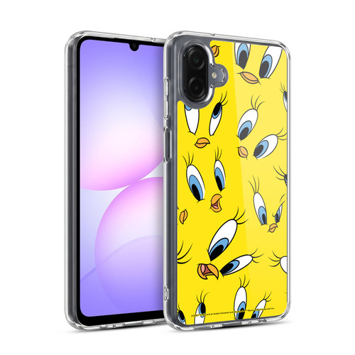 Looney Tunes Patterns Tweety Soft Gel Case for Samsung Galaxy A07 4G
