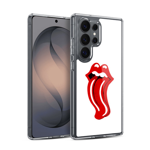 The Rolling Stones Graphics Distorted Tongue Soft Gel Case for Samsung Galaxy S26 Ultra