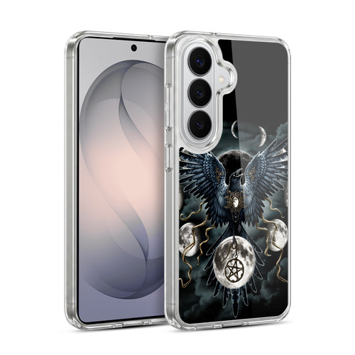Sarah Richter Animals Gothic Black Raven Soft Gel Case for Samsung Galaxy S26