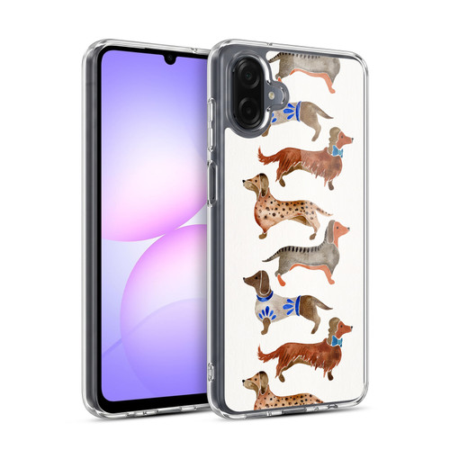 Cat Coquillette Animals Dachshunds Soft Gel Case for Samsung Galaxy A07 4G