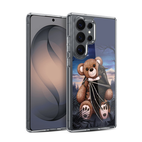 Sarah Richter Animals Bat Cuddling A Toy Bear Soft Gel Case for Samsung Galaxy S26 Ultra