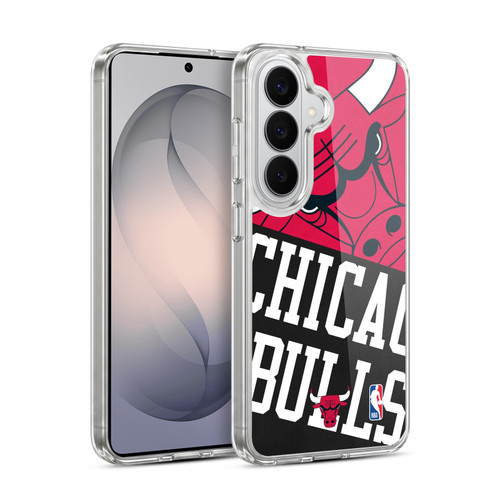 NBA Chicago Bulls Half Oversized Soft Gel Case for Samsung Galaxy S26