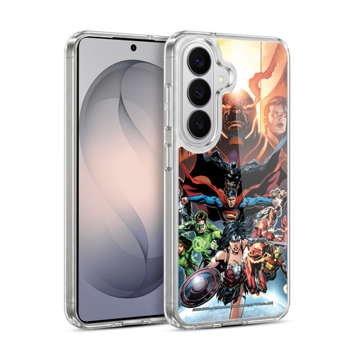 Justice League DC Comics Comic Book Covers #10 Darkseid War Soft Gel Case for Samsung Galaxy S26 Plus