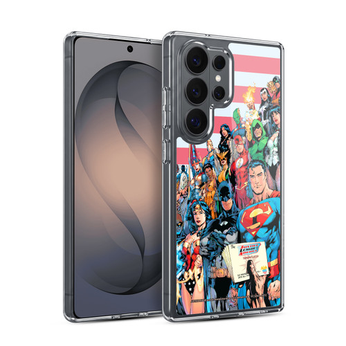 Justice League DC Comics Comic Book Covers Of America #1 Soft Gel Case for Samsung Galaxy S26 Ultra