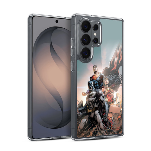 Justice League DC Comics Comic Book Covers Rebirth Trinity #1 Soft Gel Case for Samsung Galaxy S26 Ultra
