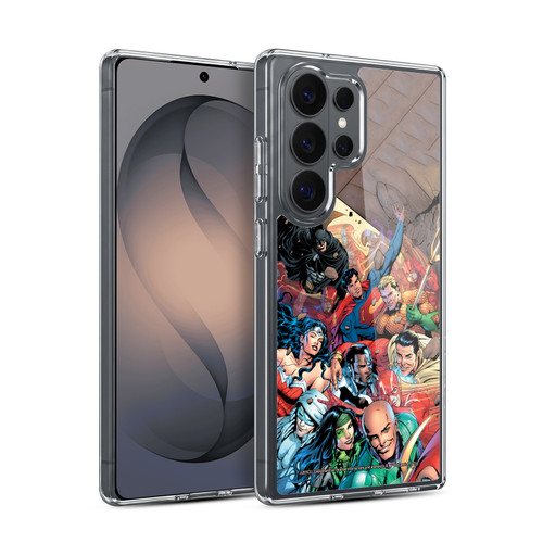 Justice League DC Comics Comic Book Covers #34 Group Soft Gel Case for Samsung Galaxy S26 Ultra