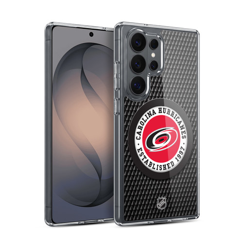 NHL Carolina Hurricanes Puck Texture Soft Gel Case for Samsung Galaxy S26 Ultra