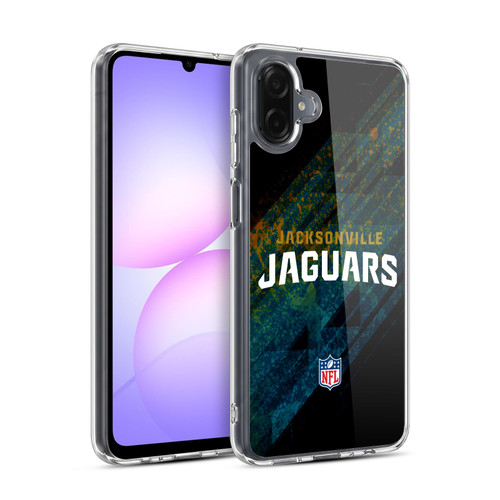 NFL Jacksonville Jaguars Logo Blur Soft Gel Case for Samsung Galaxy A07 4G